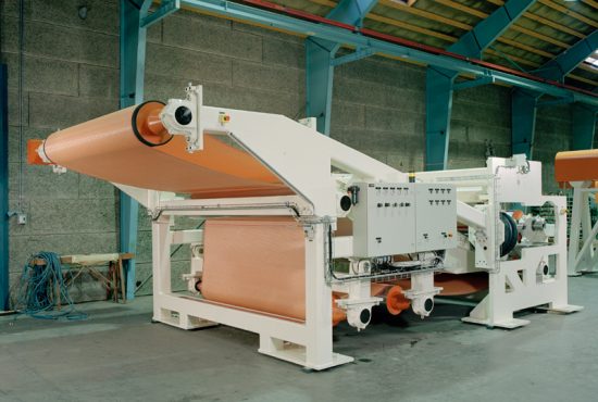 Calender for airlaid nonwovens Kalander für Airlaid-Vliesstoffe