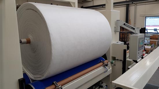 Rewinding of sensitive materials