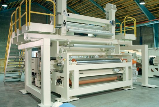 Calender for airlaid nonwovens Kalander für Airlaid-Vliesstoffe